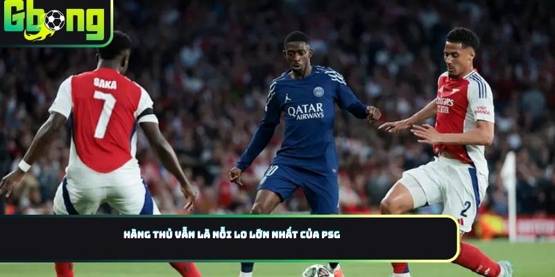 Hàng thủ vẫn là nỗi lo lớn nhất của PSG